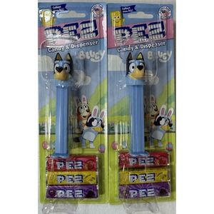 Lot of 2 Bluey PEZ Candy Dispensers Sealed Packs Collectible Kids Gift